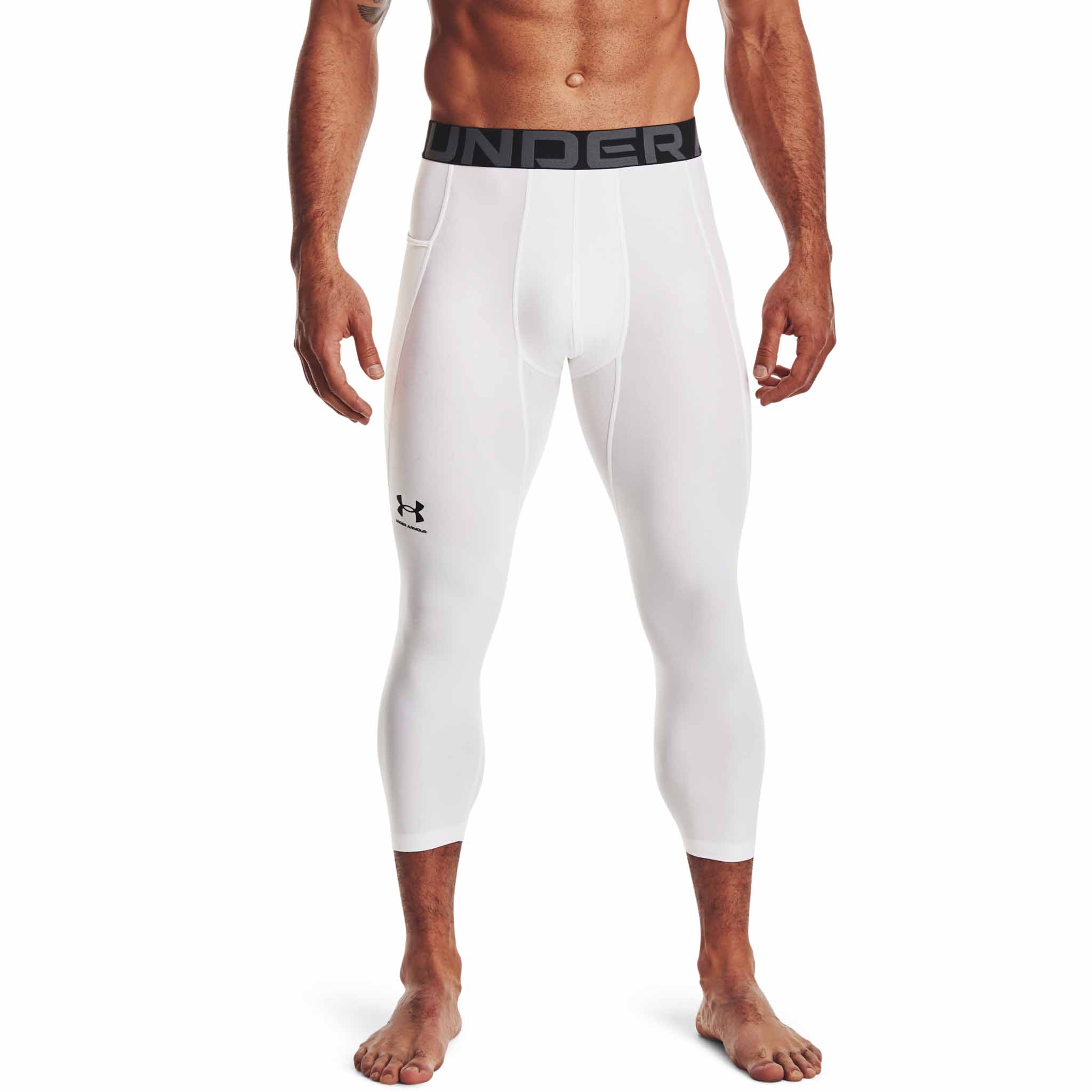 UA HeatGear Armour Leggings 3/4 pantalons de compression pour homme - Image 8