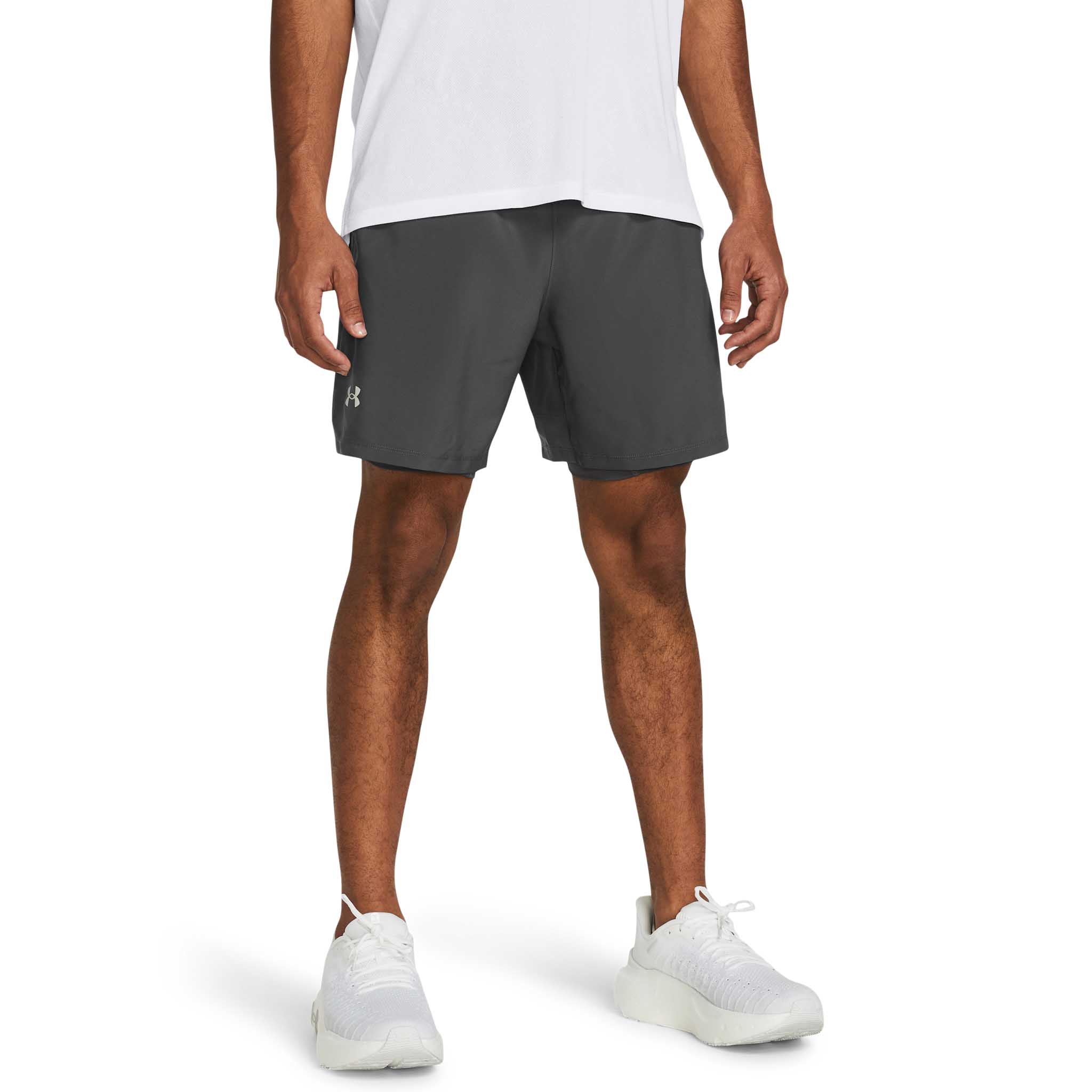 UA Launch 7 pouces shorts de course à pied pour homme 2-en-1 - Image 10