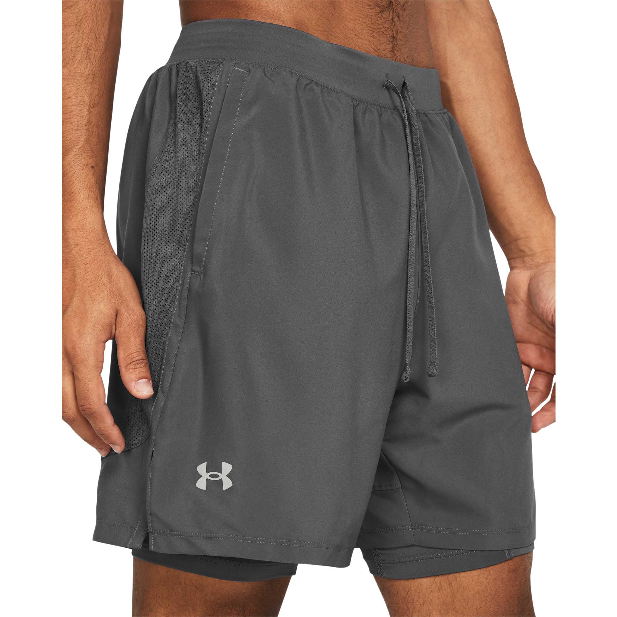 UA Launch 7 pouces shorts de course à pied pour homme 2-en-1 - Image 11