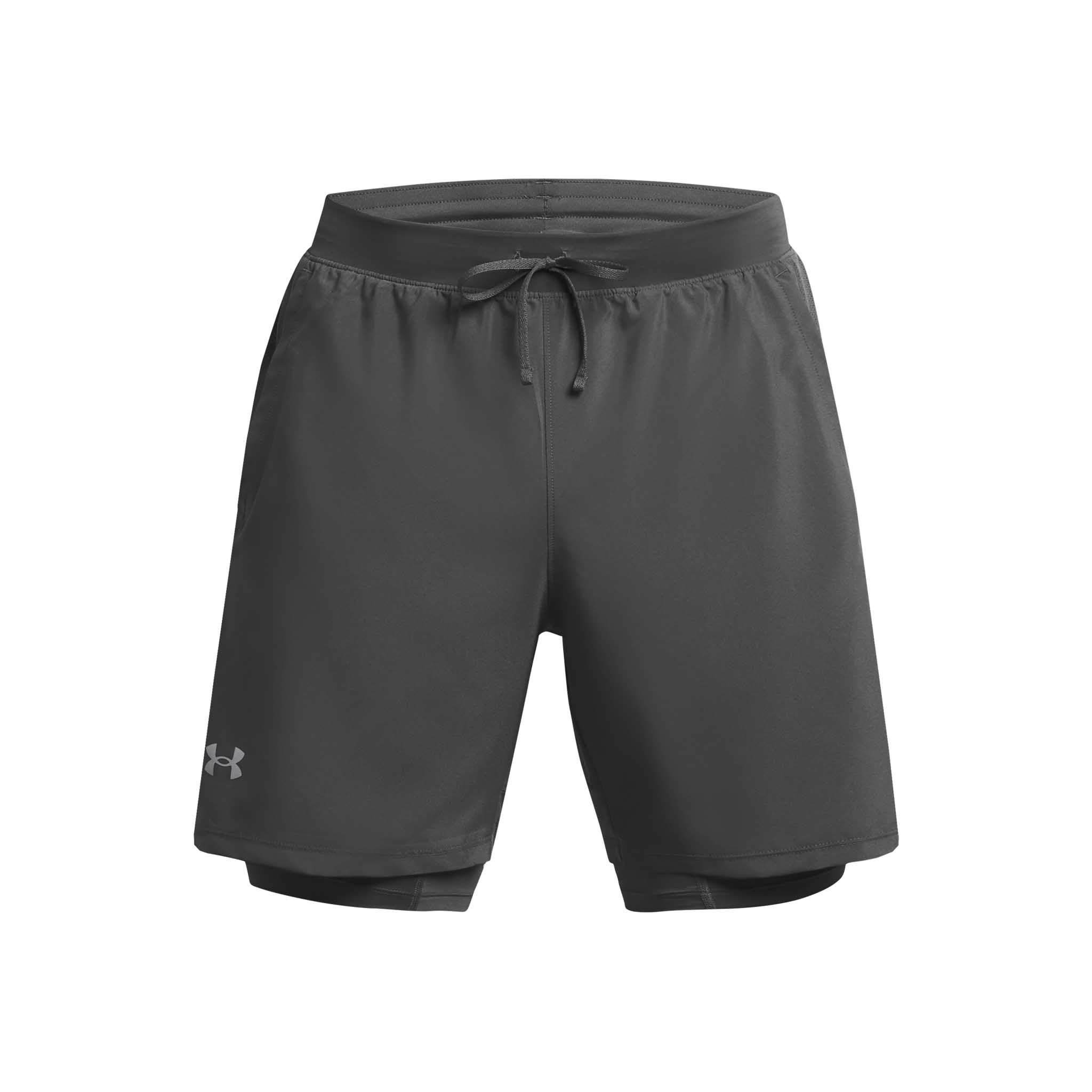 UA Launch 7 pouces shorts de course à pied pour homme 2-en-1 - Image 14
