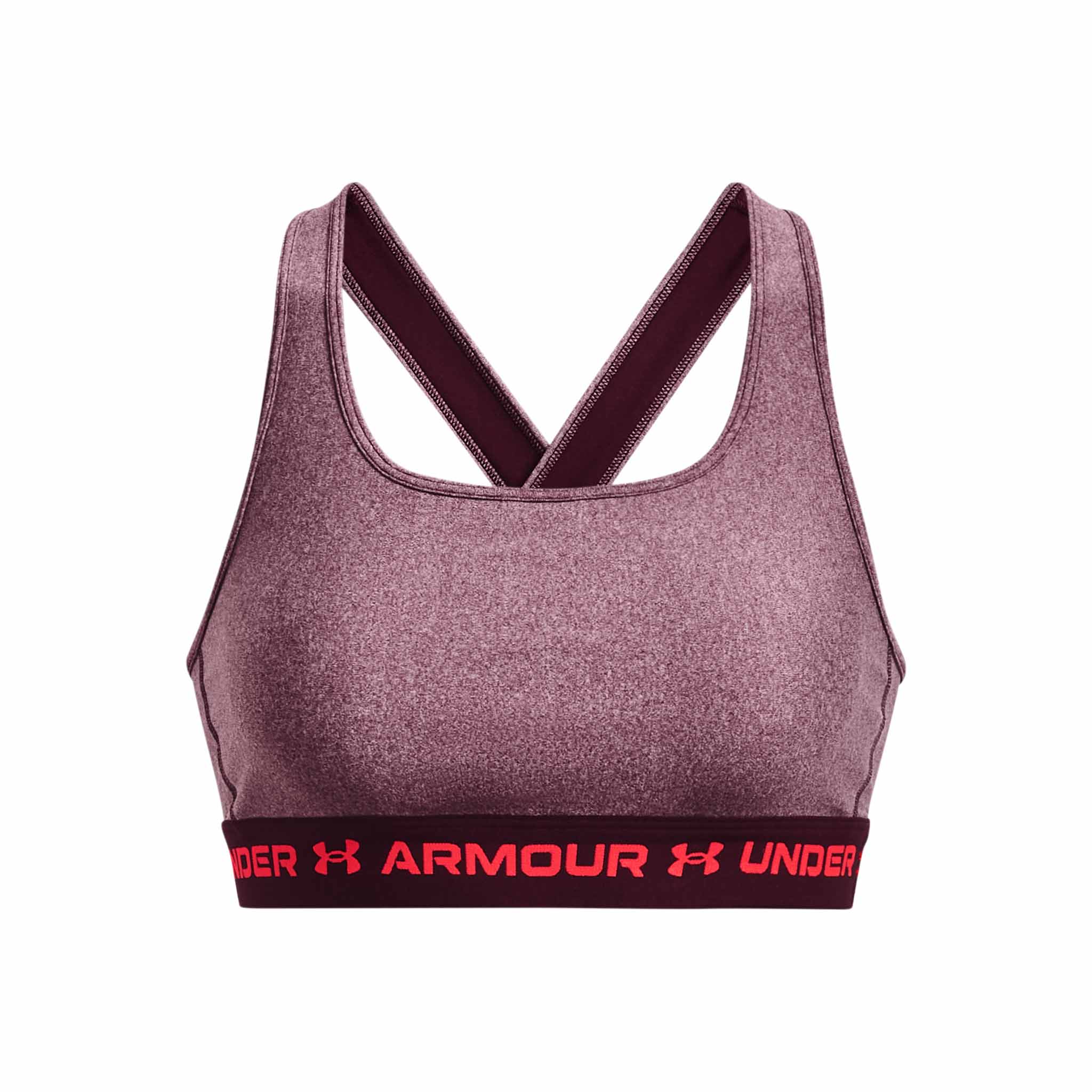 UA Armour® Mid Crossback Heather – Soutien-gorge sport croisé dans le dos - Image 7