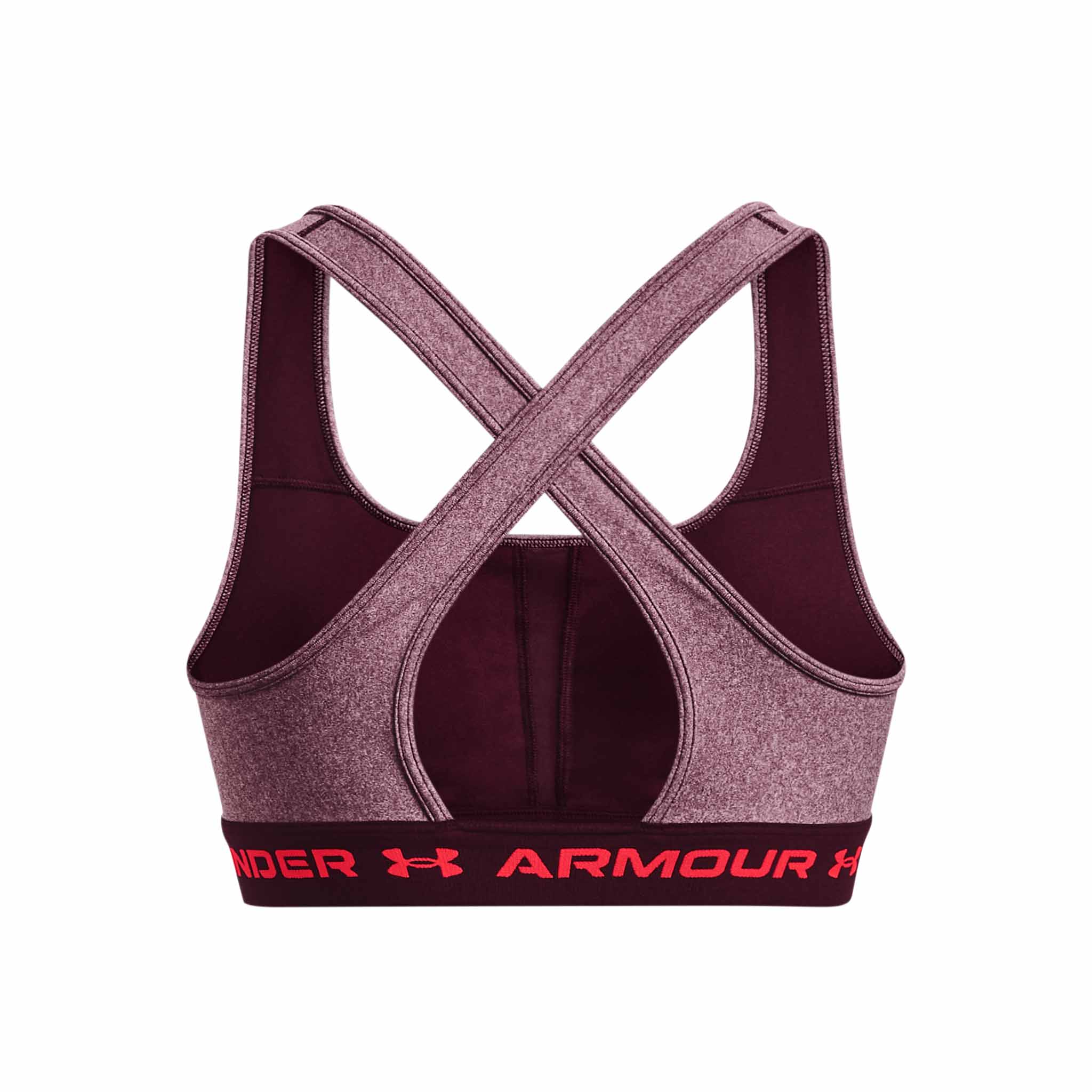 UA Armour® Mid Crossback Heather – Soutien-gorge sport croisé dans le dos - Image 8