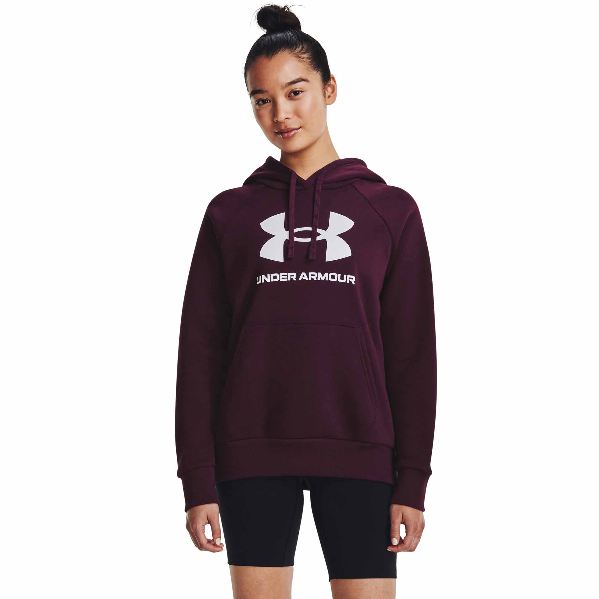 UA Rival Fleece Big Logo Hoodie chandail en molleton à capuche femme