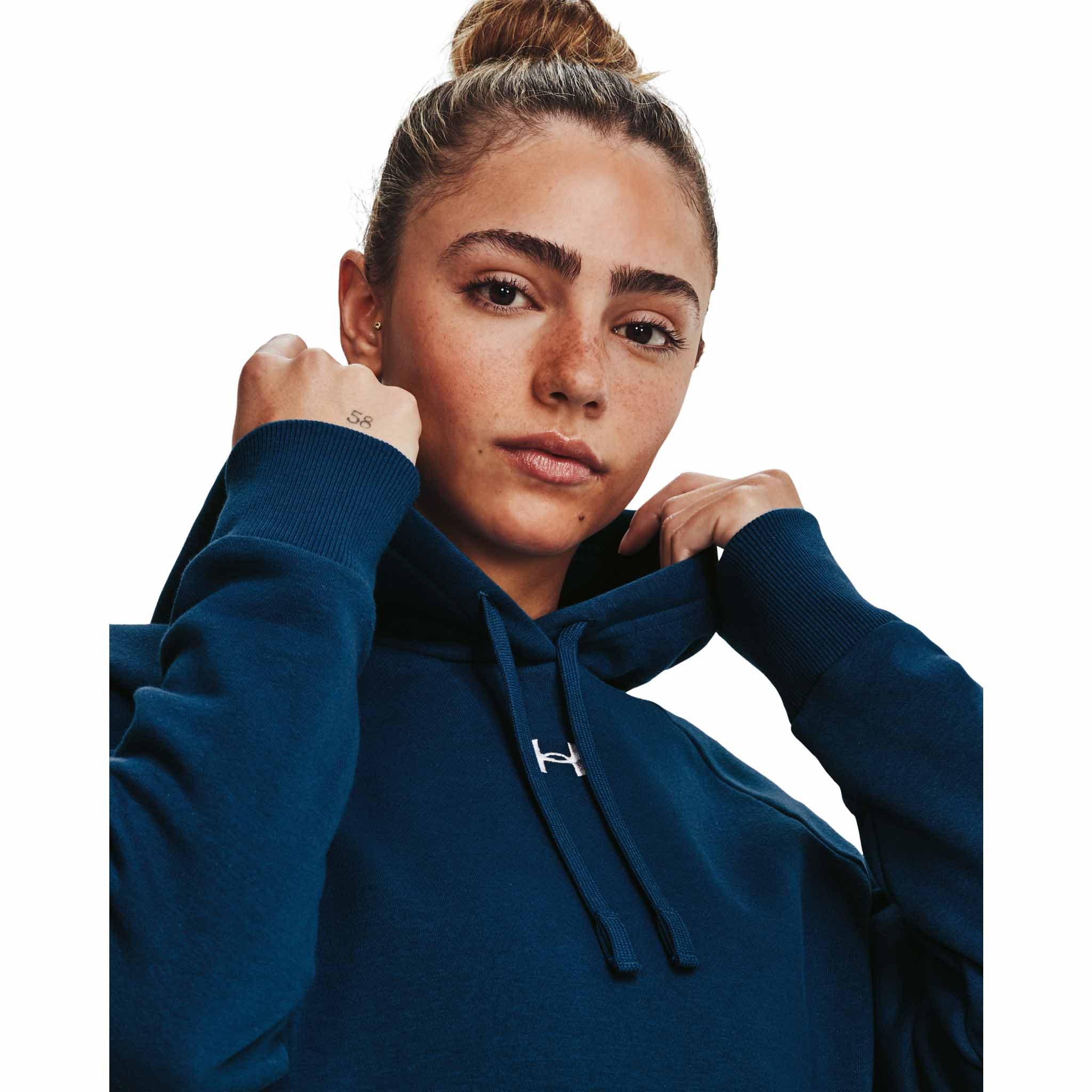 UA Rival Fleece Hoodie chandail en molleton à capuche femme - Image 20