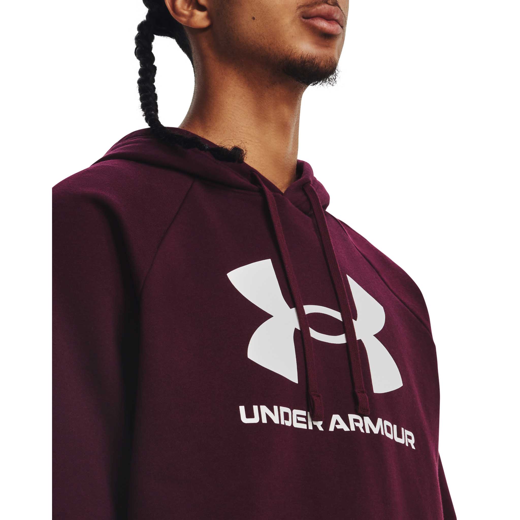 UA Rival Fleece Logo Hoodie sweatshirt à capuchon pour homme - Image 7