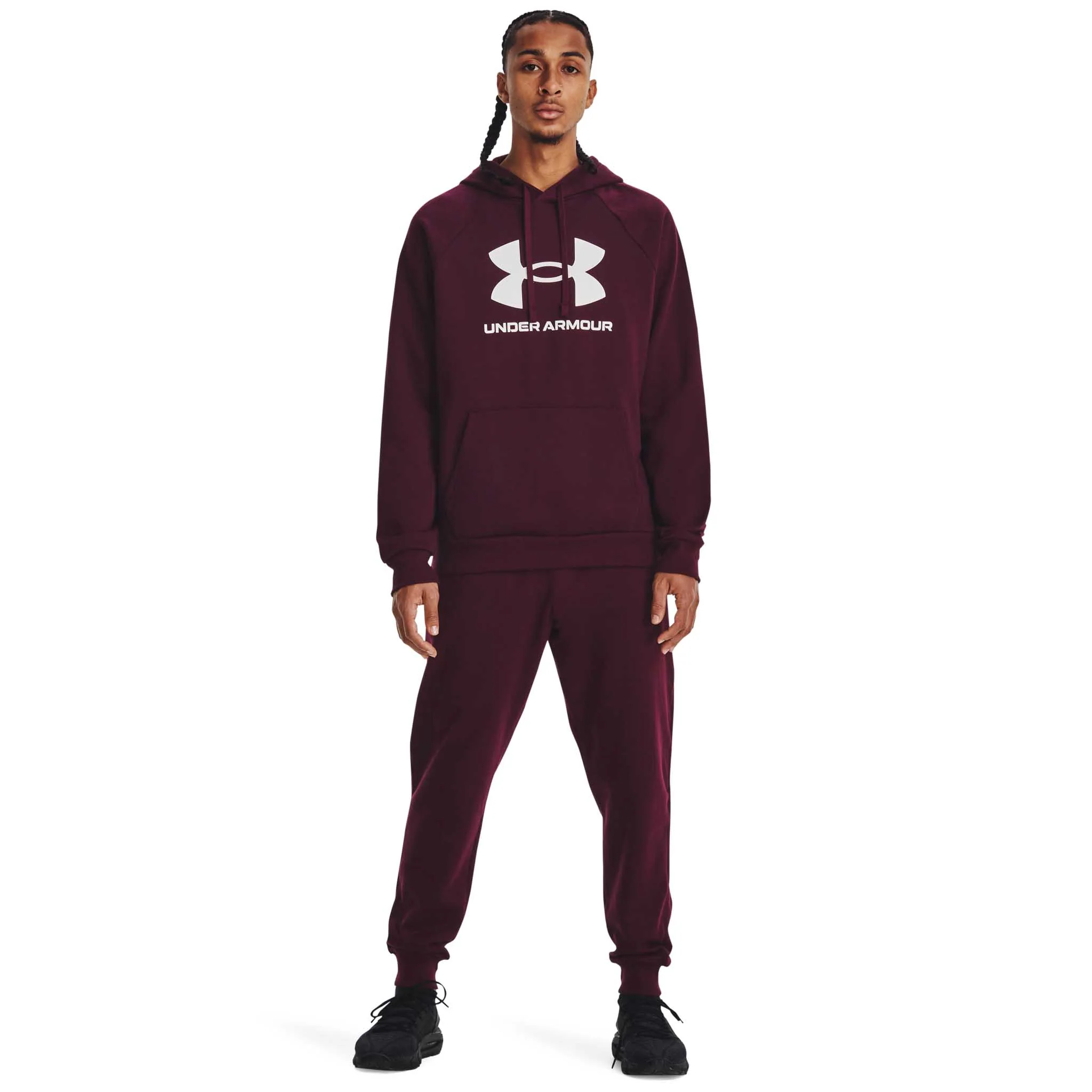 UA Rival Fleece Logo Hoodie sweatshirt à capuchon pour homme - Image 8