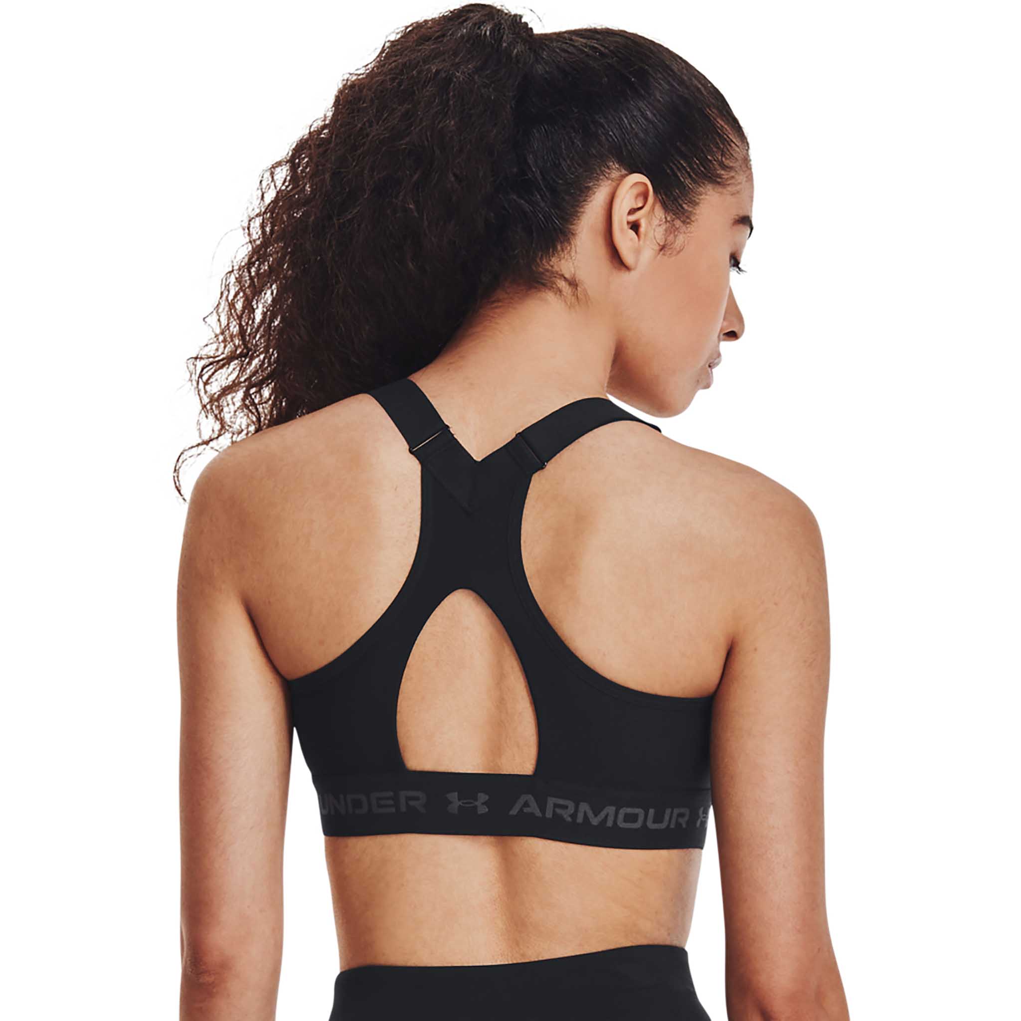 UA Soutien-gorge sport Armour High Crossback Zip pour femme - Image 6
