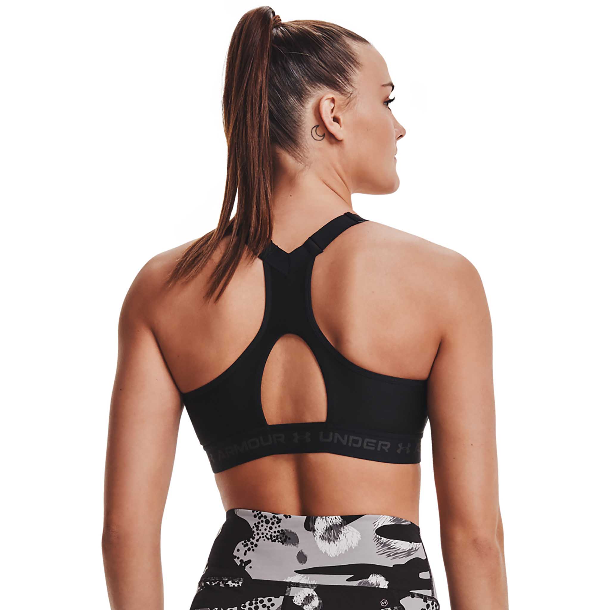 UA Soutien-gorge sport Armour High Crossback Zip pour femme - Image 7