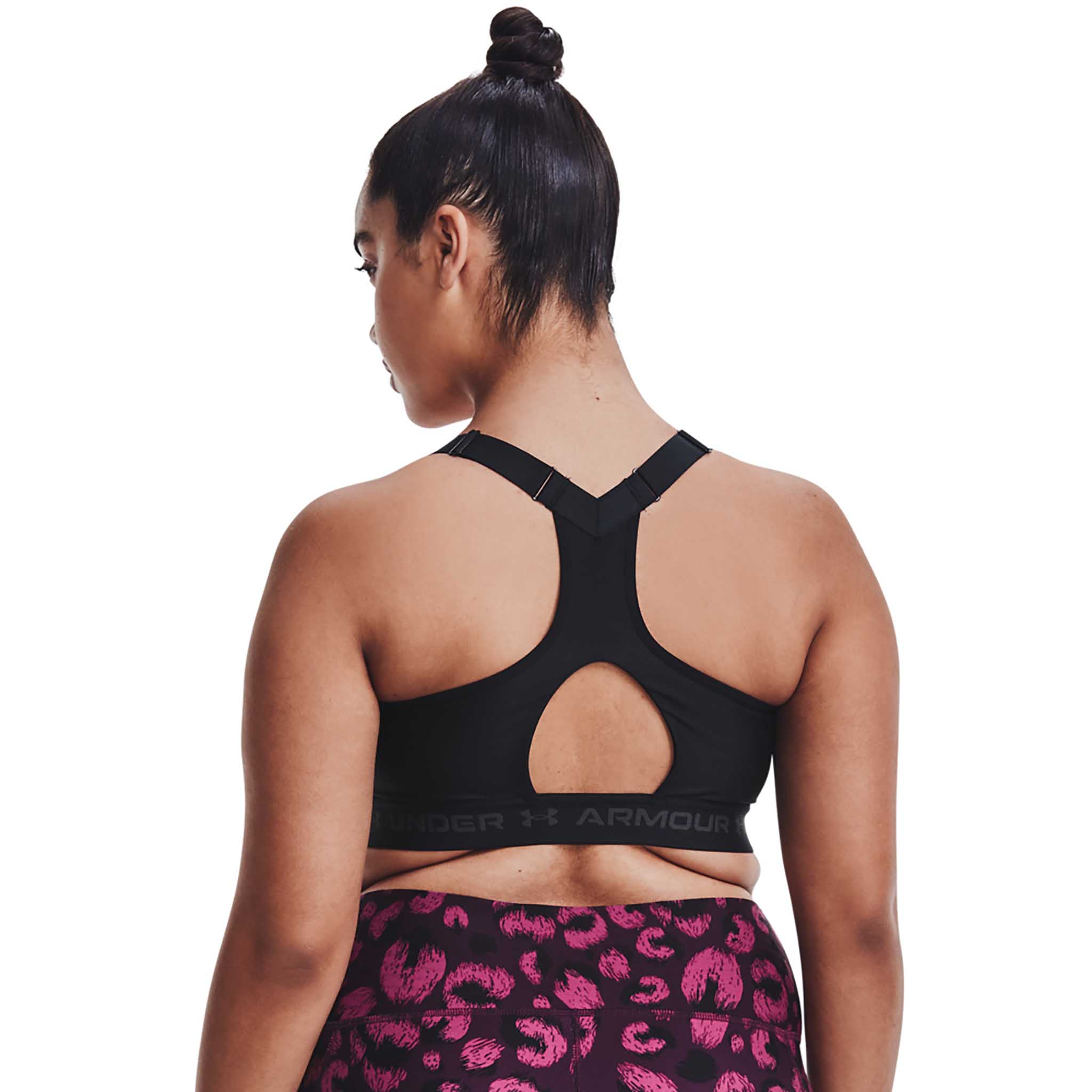 UA Soutien-gorge sport Armour High Crossback Zip pour femme - Image 8