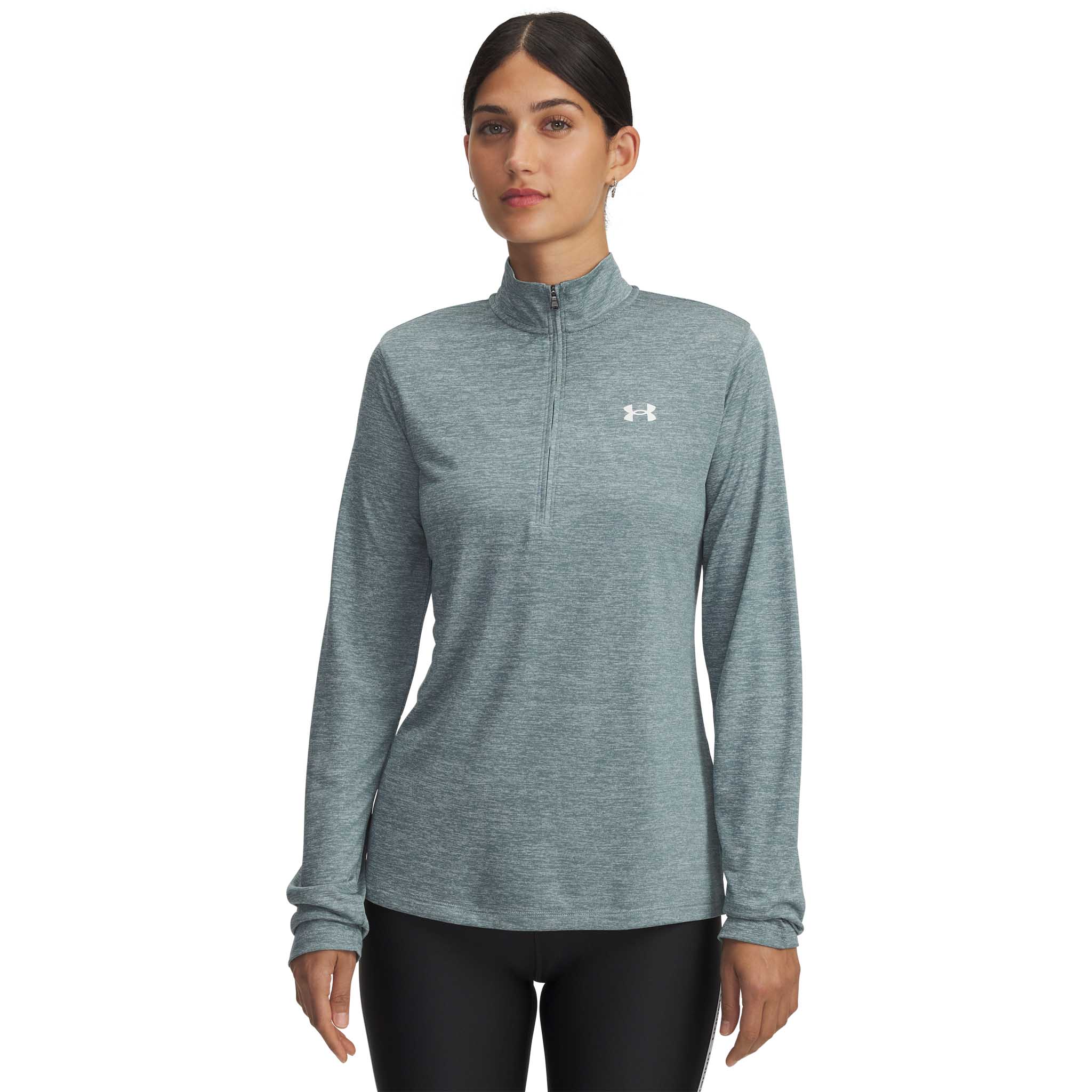 Under Armour Tech Half Zip Twist chandail de course à pied pour femme - Image 9