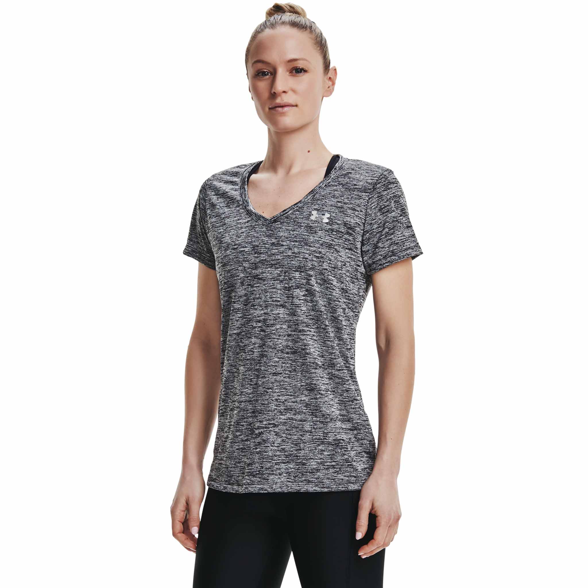 UA Tech Twist - Haut avec encolure en V pour femmes