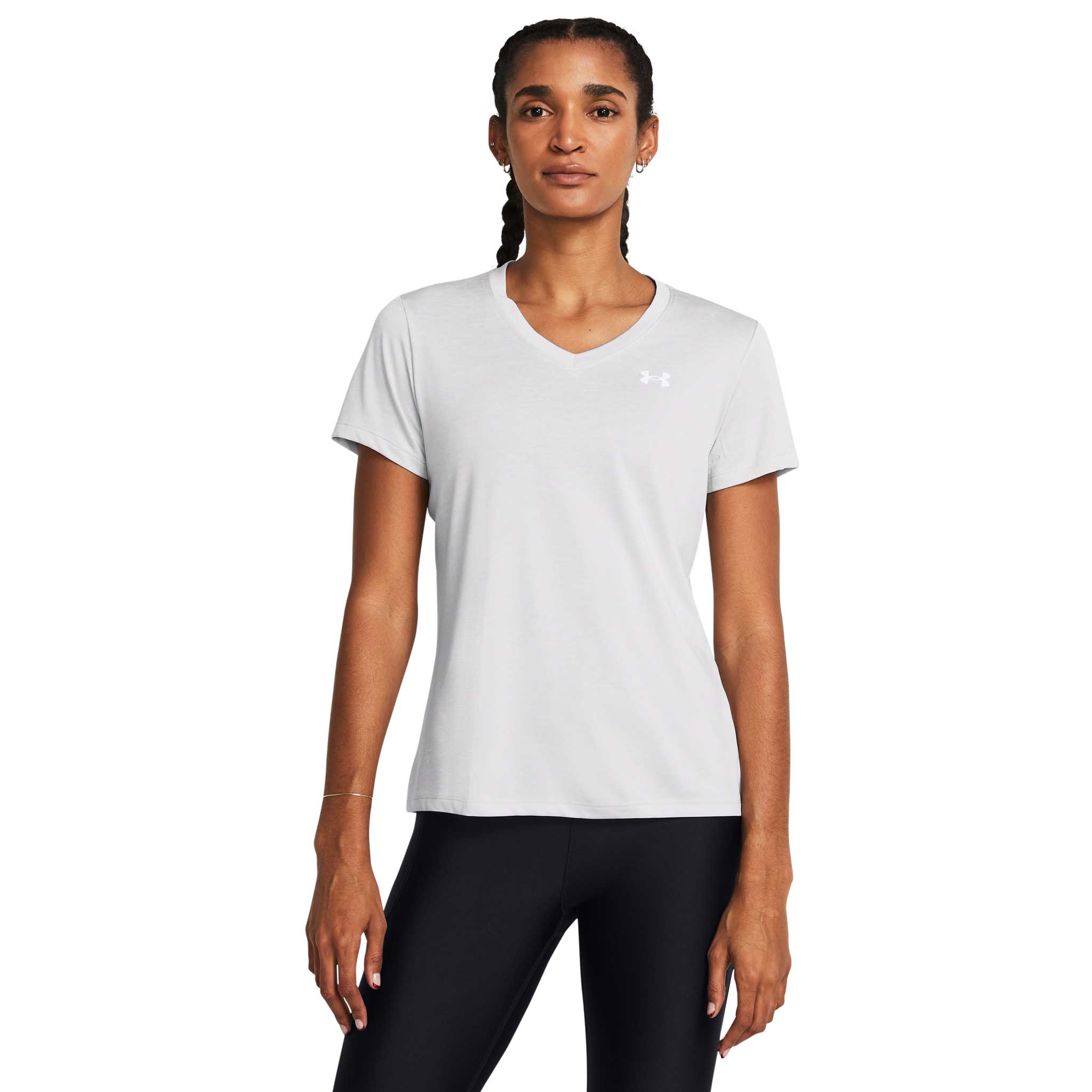 UA Tech Twist T-shirt col en V pour femme - Image 10