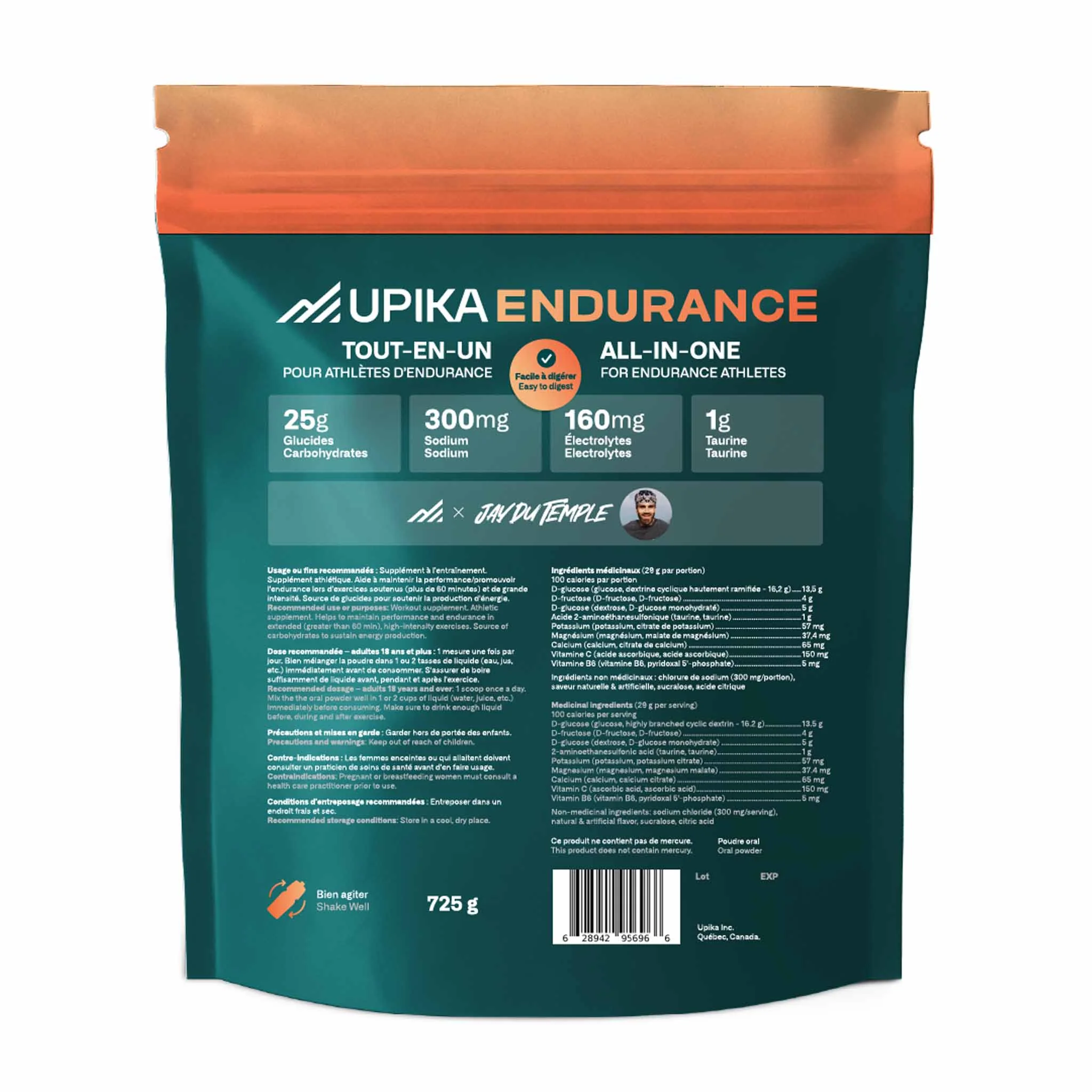 Upika Endurance carburant pour sport d'endurance - 25 portions - Image 7