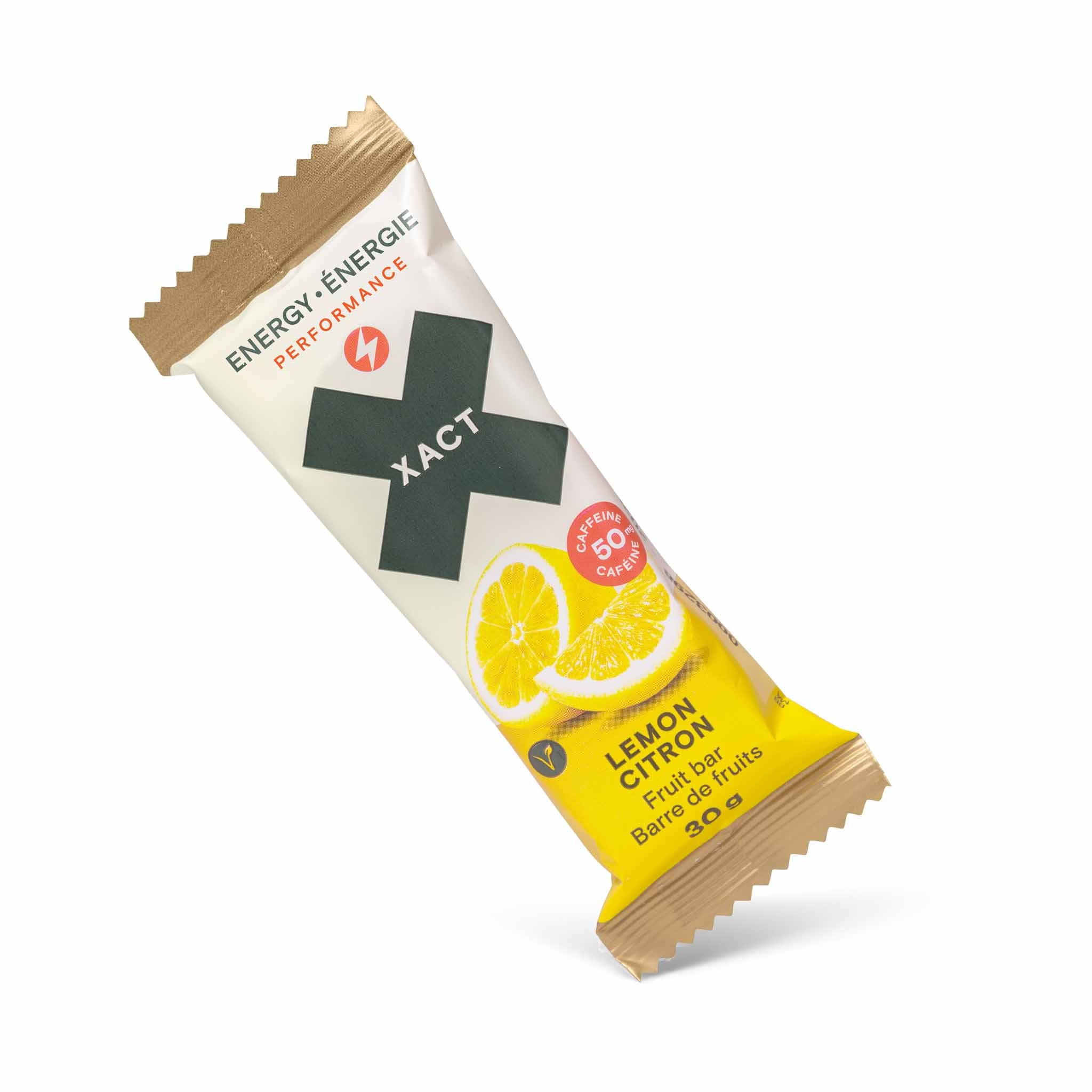 Xact Nutrition Barres énergétiques performance au citron - boîte de 24